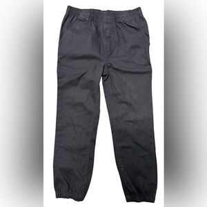 Cat Solid Black Joggers Kids Size 5 NWT